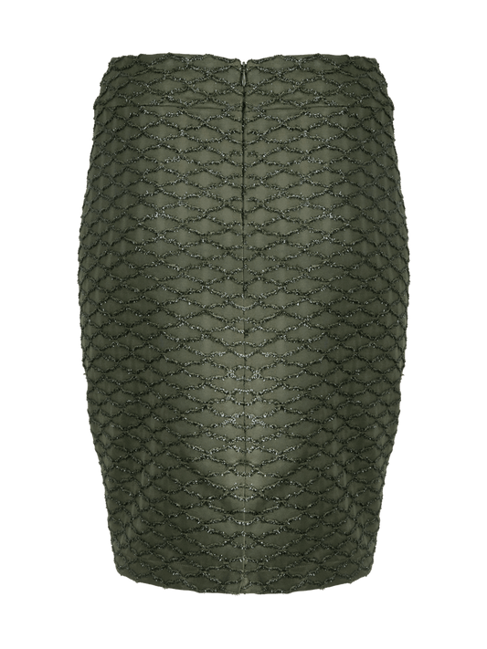 CBK Suits Nouveau Nederdel Mesh Army Grøn