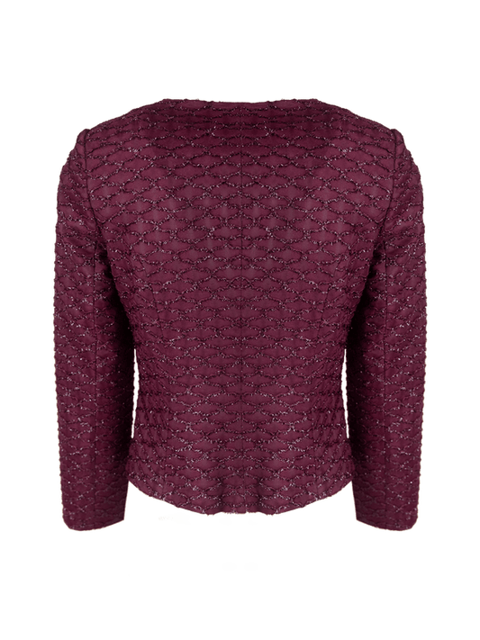 CBK Suits Nouveau Blazer Mesh Bordeaux