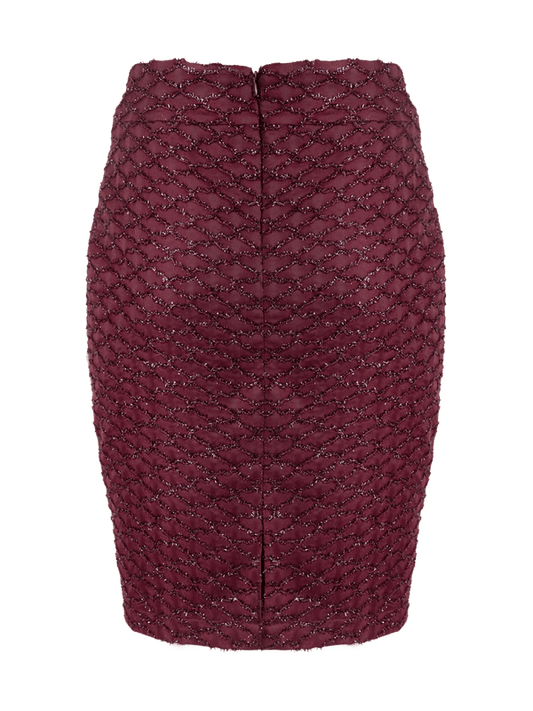 CBK Suits Nouveau Nederdel Mesh Bordeaux
