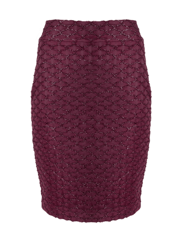 CBK Suits Nouveau Nederdel Mesh Bordeaux