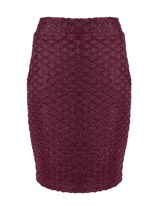 CBK Suits Nouveau Nederdel Mesh Bordeaux