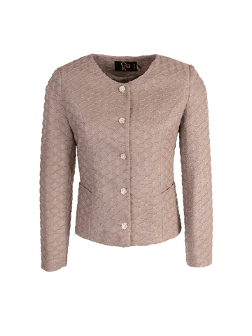 CBK Suits Nouveau Blazer Mesh Varm Beige