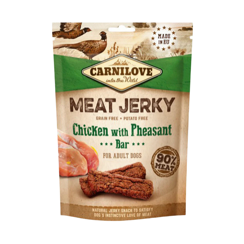 Carnilove jerky chicken with pheasant bar