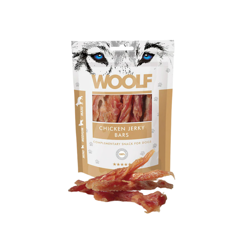 Woolf Chicken Jerky Bars
