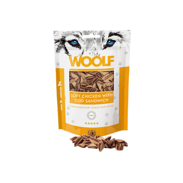 Woolf soft chicken with cod sandwich