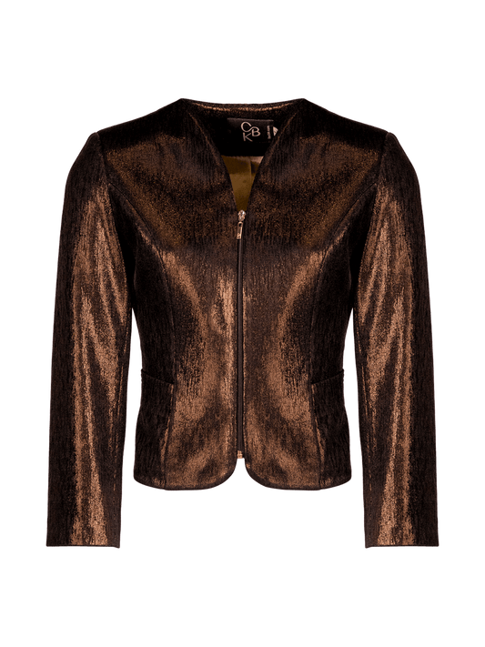 CBK Suits Cartier Blazer Metallic Bronze