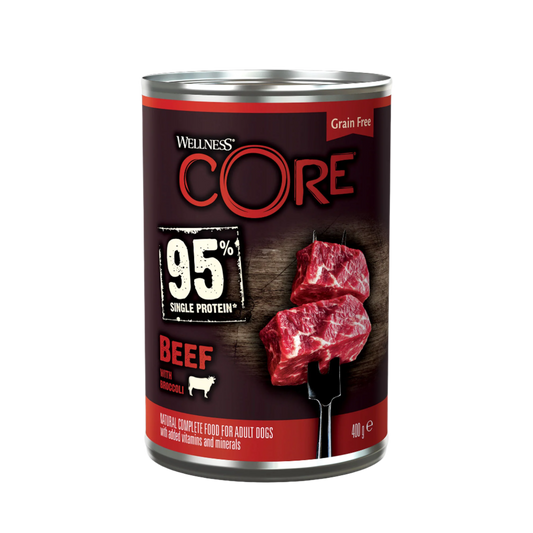 CORE All breed vådfoder 400 gram beef & broccoli