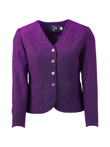 CBK Suits Icy sparkling blazer amethyst orchid