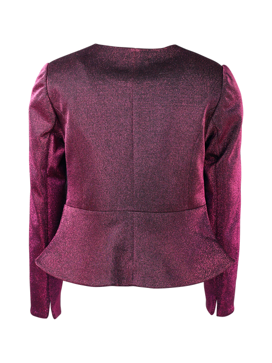 CBK Suits Icy sparkling blazer magenta pink