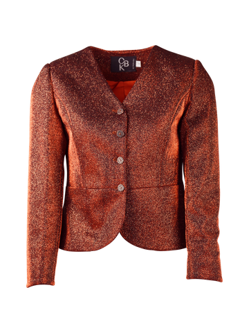 CBK Suits Icy sparkling blazer autumn leaves