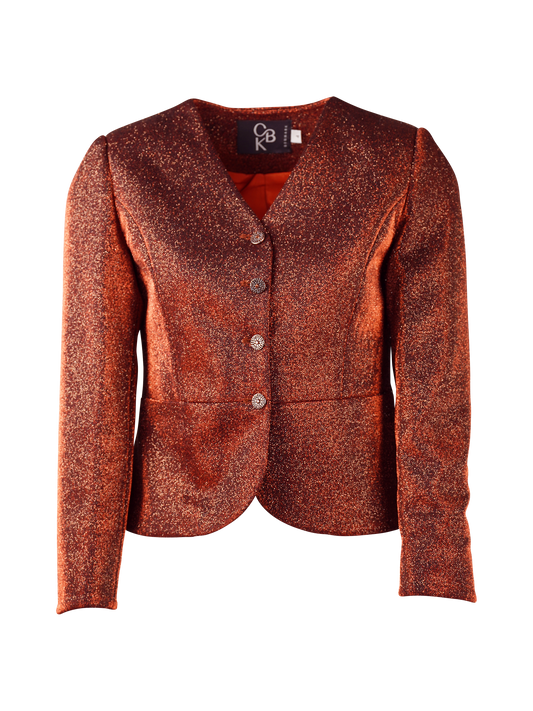 CBK Suits Icy sparkling blazer autumn leaves