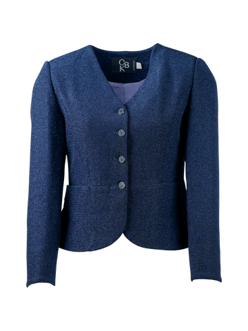CBK Suits Icy sparkling blazer midnight blue