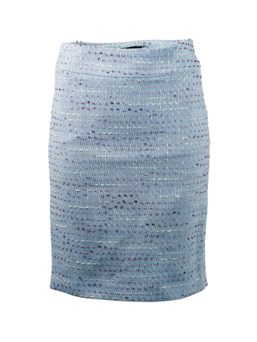 CBK Suits Cartier Tweed Nederdel Waves Of Ocean Blue