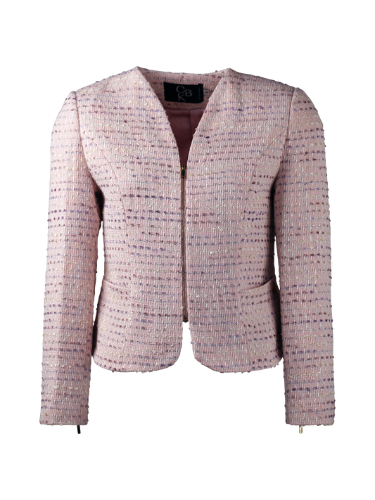 CBK Suits Cartier Tweed Blazer Cherry Blossom