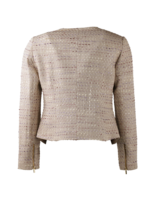 CBK Suits Cartier Tweed Blazer Taupe