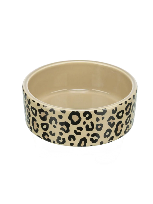 Trixie Hundeskål - Leopard Beige i flere størrelser