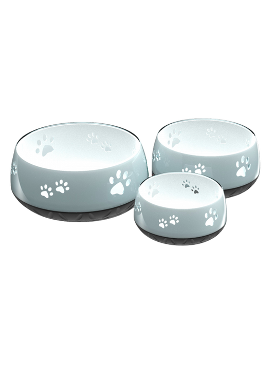 Vandskål med poteaftryk perlemor (flere størrelser)