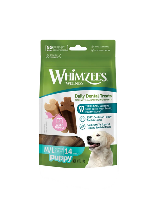 Whimzees Puppy Chew medium/large 14 stk