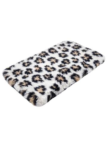 CBK Skridsikker Tykke Vetbed Leopard Print 100x150cm - 30mm Lud