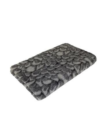 CBK Skridsikker tykke vetbed mørk gråmeleret sten 100x150cm - 30mm Lud