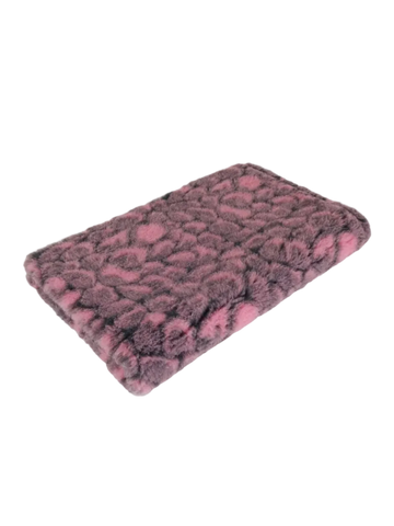 CBK Skridsikker Tykke Vetbed Pink & Gråmeleret 100x150cm - 30mm Lud