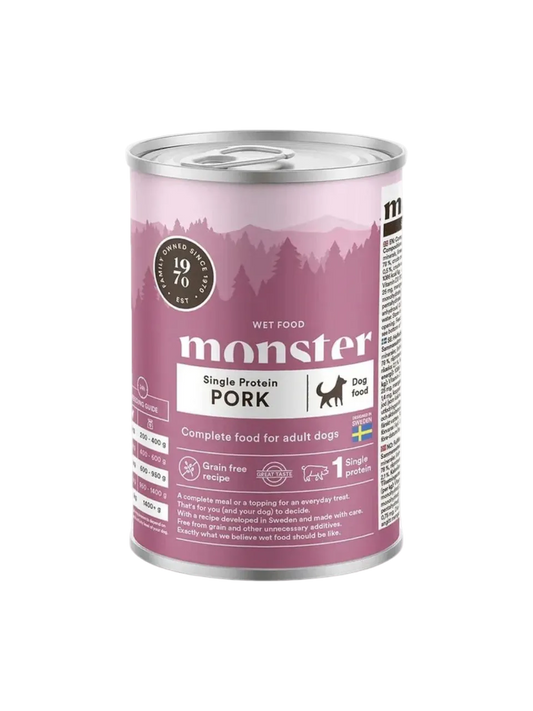 Monster Vådfoder Single Protein Svin 400g