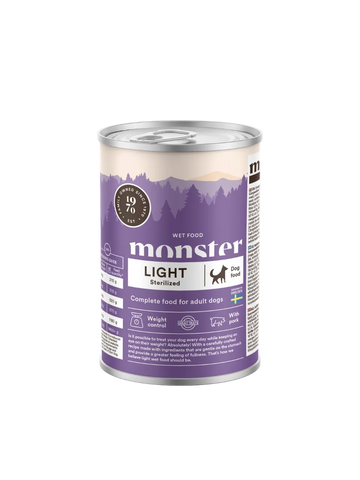 Monster Vådfoder Light Sterilized Svin