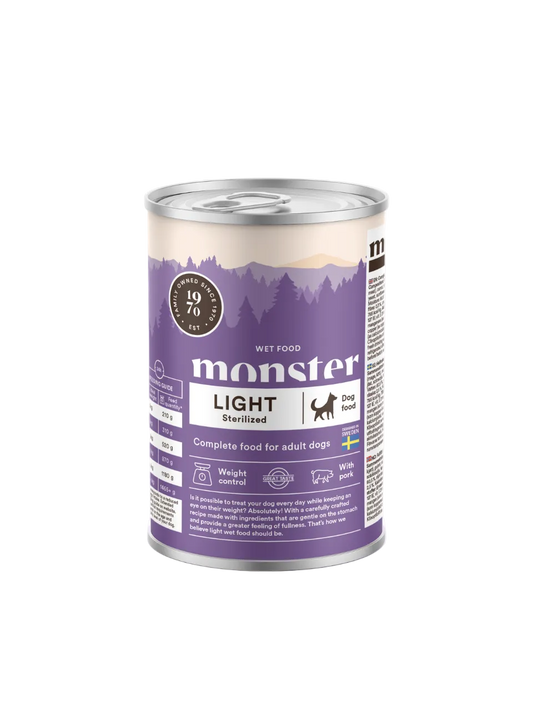 Monster Vådfoder Light Sterilized Svin