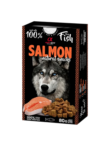 Alpha Spirit Naturals Fish Godbidder med Laks 80 g