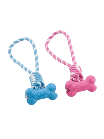 NYC Puppy Reb med kødben 30cm - legetøj til hvalpe
