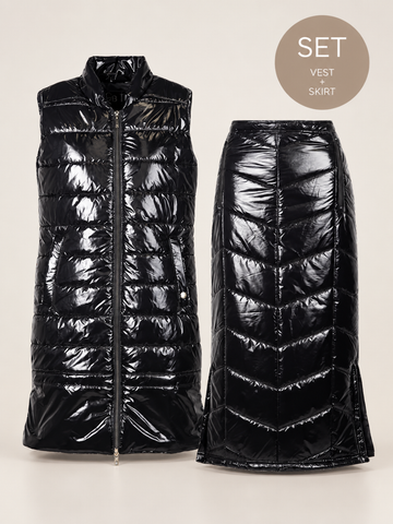 Showpuffer Vest + Nederdel