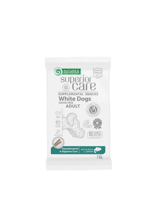 Nature's Protection White Dogs Hypoallergenic Dental 110 g - Laks