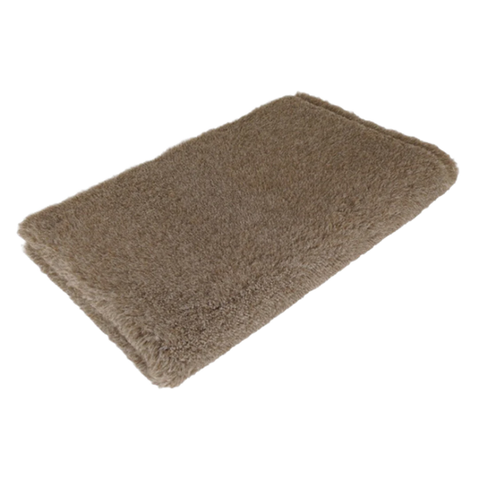 CBK Skridsikker vetbed lys brunmeleret 100x150cm - 30mm tykt