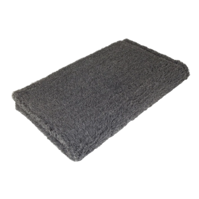 CBK Skridsikker vetbed koksgrå 100x150cm - 30mm tykt