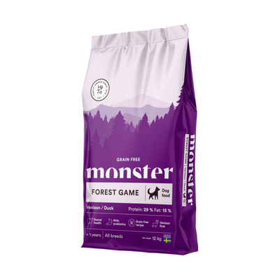 Monster Grain Free Forest Game Hjort, All Breed