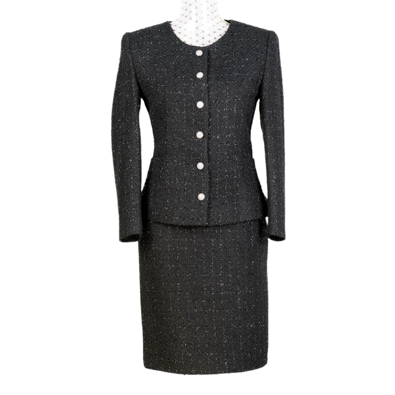 CBK Suit, New Chanel look Nederdel - Black