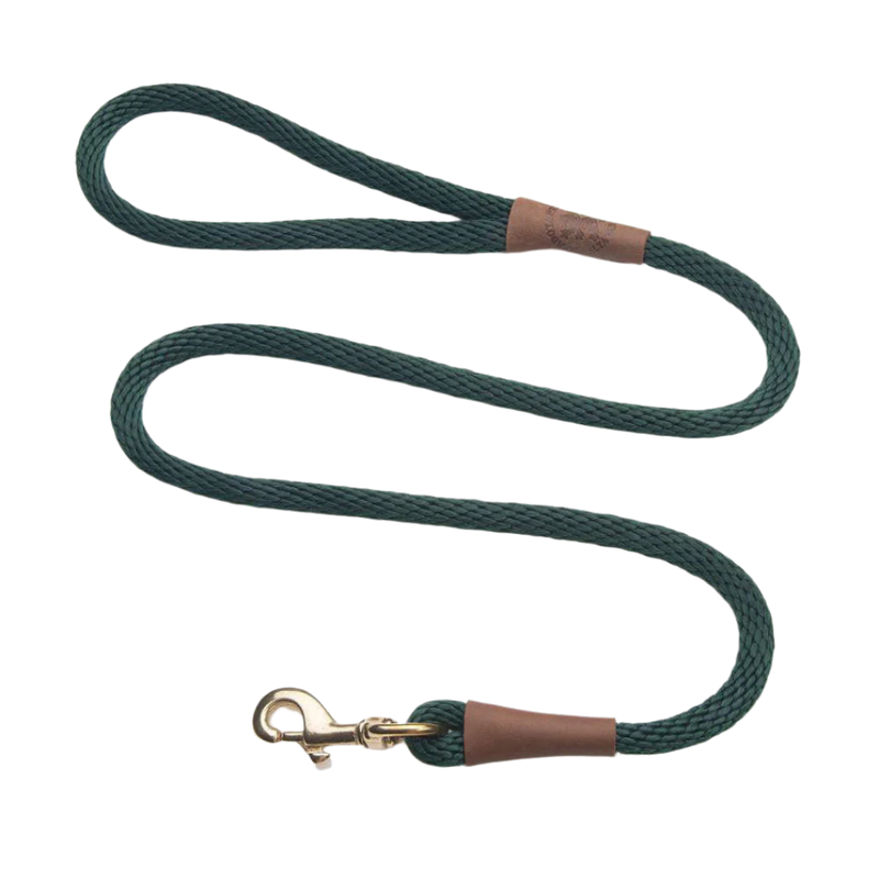 Mendota hundeline Hunter Green 1.8 meter lang, 13 mm tyk