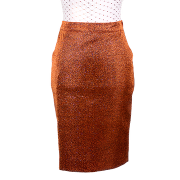 CBK Suits Safak Bling Nederdel Copper