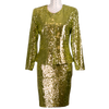 CBK Suits Erva paillet blazer lime