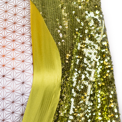 CBK Suit, Erva Paillet Jakke - Lime