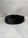 CBK Luksus donut hundeseng sort