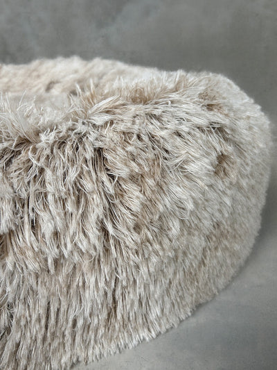 CBK Luksus donut hundeseng brunmeleret