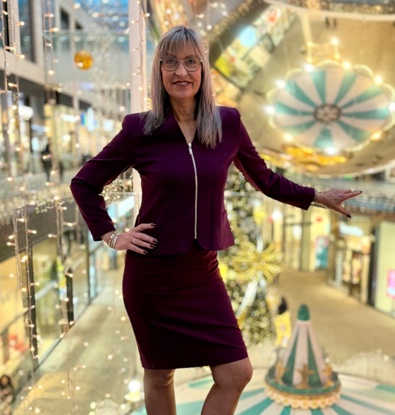 CBK Suits Cartier zipper suit burgundy