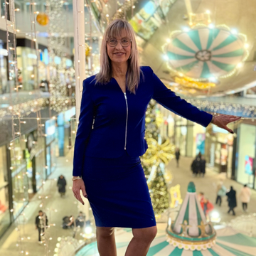 CBK Suits Cartier zipper suit cobalt blue