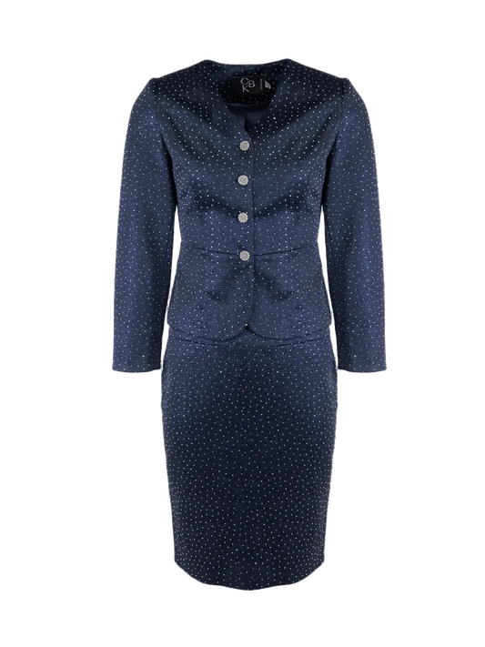 CBK Suits Icy Suit mørkeblå  med Rhinesten