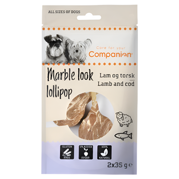 Companion marble look lollipop lam & torsk 2x35g