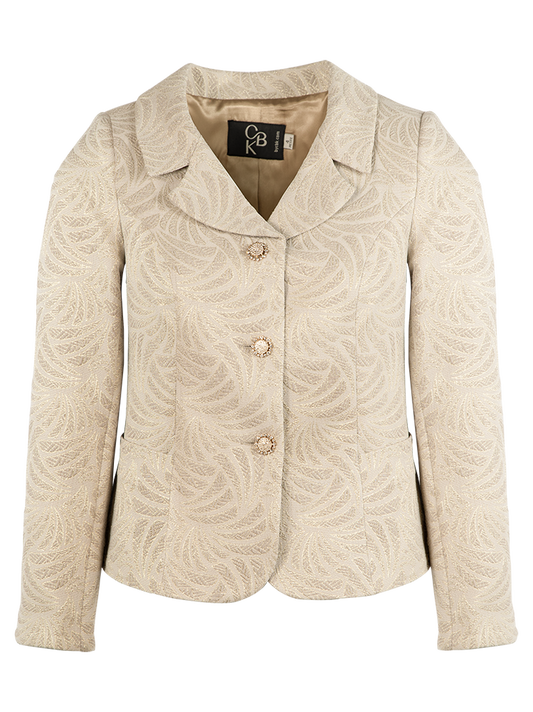 CBK Suits Chili Jacquard Blazer Eucalyptus