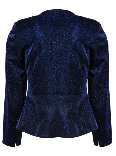 CBK Suits Icy Sparkling Blazer Majorelle Blue