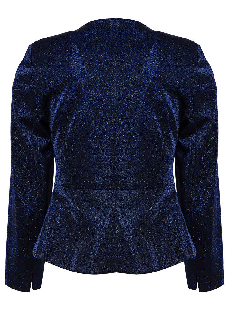 CBK Suits Icy Sparkling Blazer Majorelle Blue