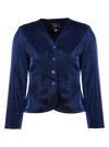CBK Suits Icy Sparkling Blazer Majorelle Blue